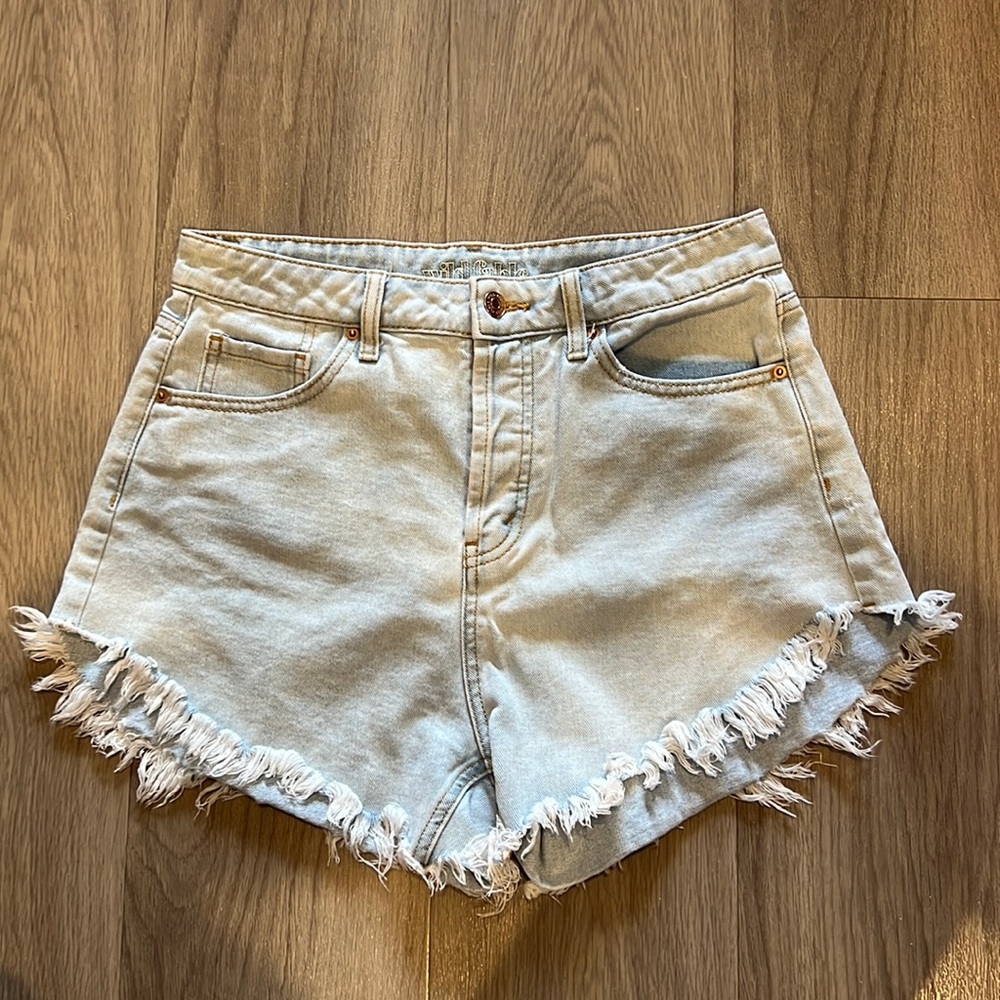 Wild fable high rise jean shorts